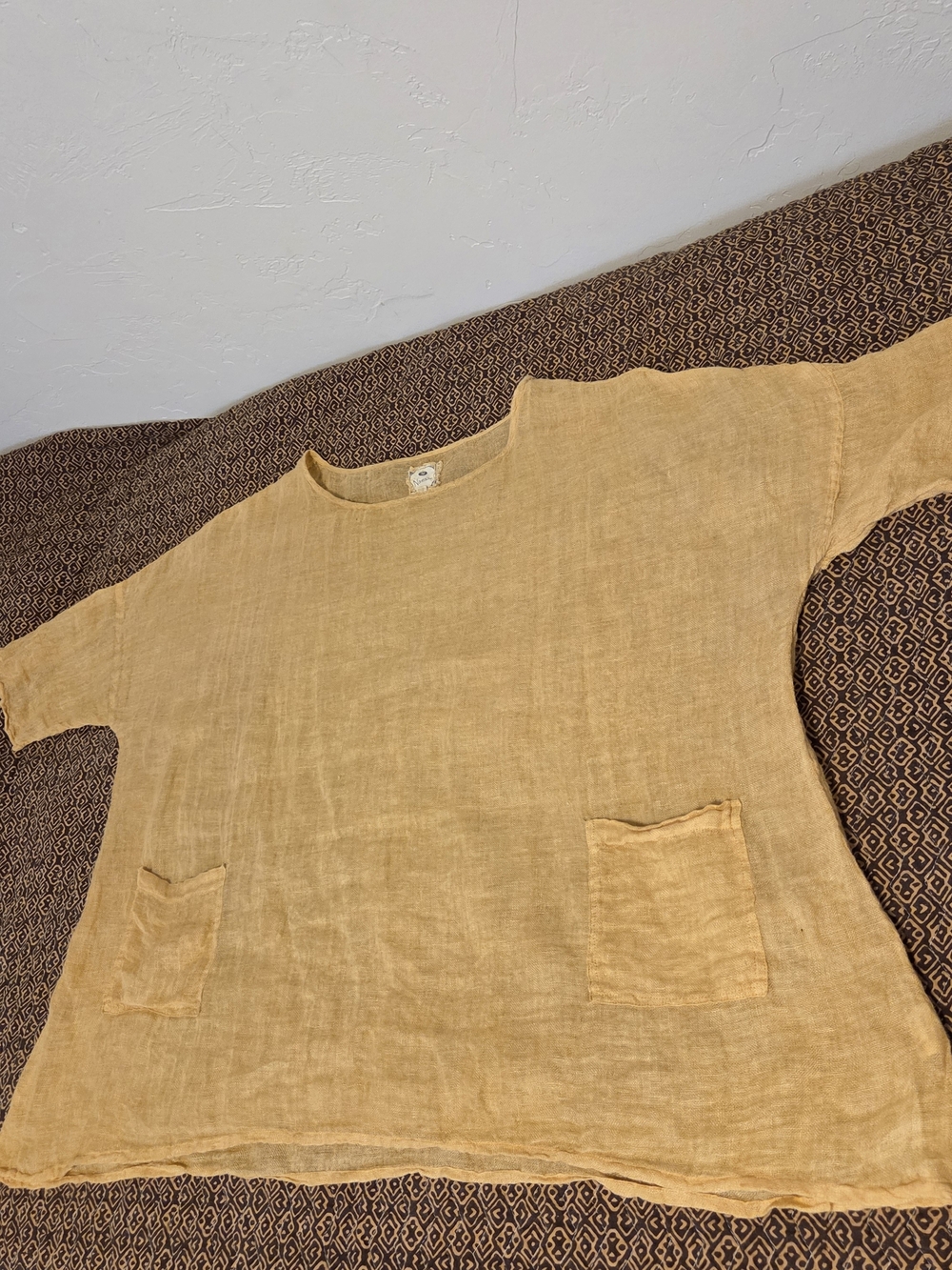 Goldenrod Linen Tunic